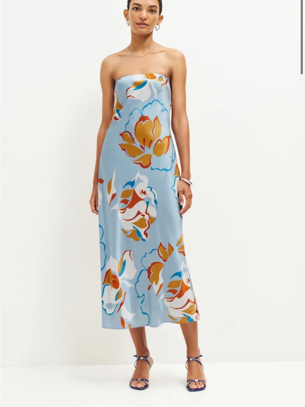100% Silk Reformation Joana Dress - Size Medium